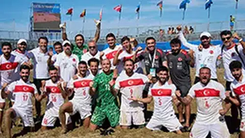 Plaj Futbolu Millî Takımımız, Estonya'yı Mağlup Ederek Avrupa A Ligi'nde Kaldı