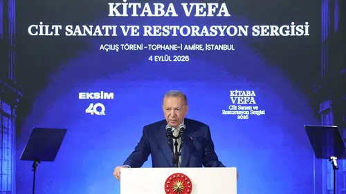 Cumhurbaşkanı Erdoğan, Kitaba Vefa sergisinin açılışına katıldı