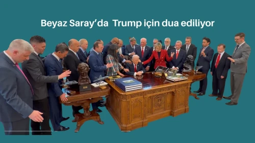 Oval Ofis'te Trump için dualar edildi! Dini liderlerden destek mi alıyor?