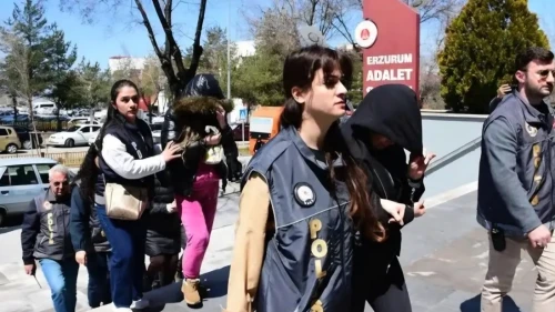 Erzurum'da fuhuş operasyonu: 10 gözaltı, 23 kadın kurtarıldı