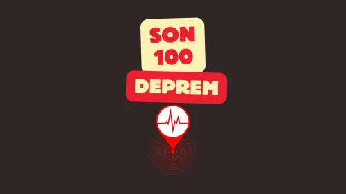Türkiye genelinde  Son 100 deprem