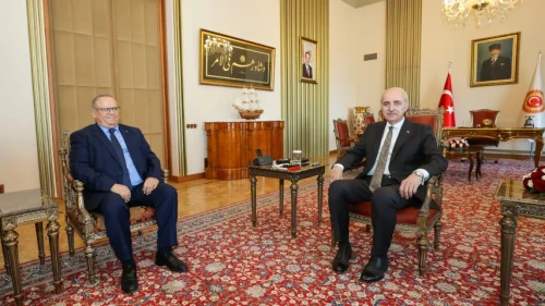 TBMM Başkanı Kurtulmuş, Cezayir Büyükelçisi Guennad'ı kabul etti