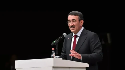 Cumhurbaşkanı Yardımcısı Cevdet Yılmaz’dan çerçeve yasa ve Erdoğan’ın adaylığı açıklaması
