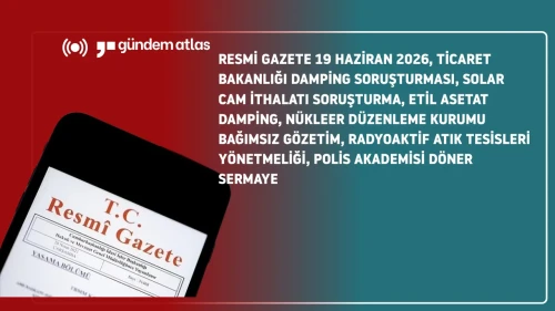 Ticaret Bakanlığı'ndan damping soruşturması