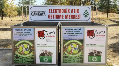 Çankaya Belediyesi, 50 ton elektronik atığı geri dönüşüme kazandırdı