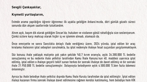 Çankaya Belediye Başkanı Güner tutuklandı: "Belediyeyi zarardan kurtardık" iddiası neyi ifade ediyor?