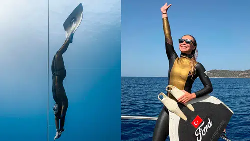 Şahika Ercümen, Kaş'ta İki Altın Madalya ile Serbest Dalış Şampiyonası'nı Kazandı