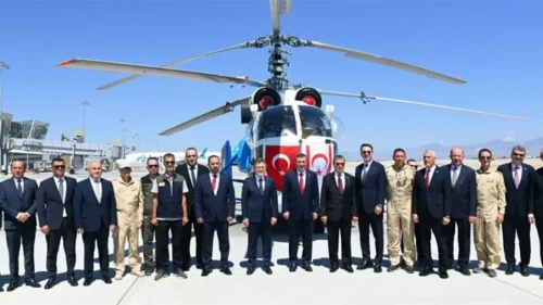 Türkiye'den Kktc'ye Yangın Söndürme Helikopteri Verildi