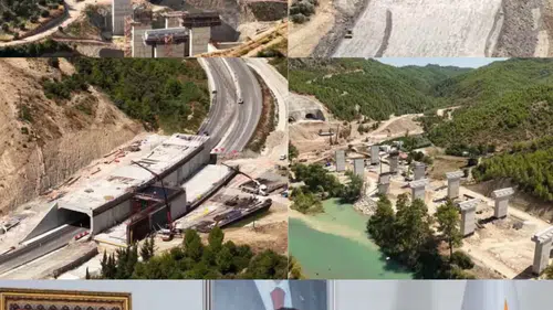Antalya-Alanya Otoyolu projesinde yüzde 30 ilerleme