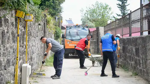 Giresun'da ekipler sahada: Yaya güvenliği ve altyapı için kapsamlı seferberlik