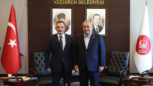 Keçiören'de medya ve yerel yönetim buluşması: TİMBİR heyeti Başkan Özarslan'ı ziyaret etti