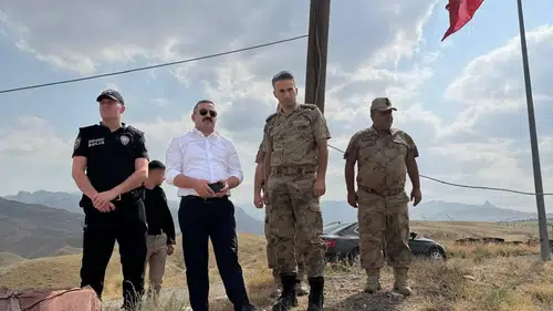 Kağızman Kaymakamı Cembekli, ilçedeki yatırımları yerinde inceledi