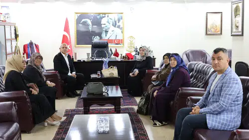 Kırıkkale'de şehit anneleri belediyede ağırlandı
