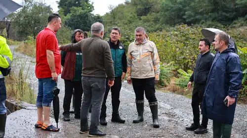 Bulancak'ta sağanak sonrası seferberlik: Başkan Sıbıç sahada