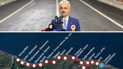 Trabzon'da ulaşımda yeni dönem: 16 istasyonlu raylı sistem için geri sayım başladı