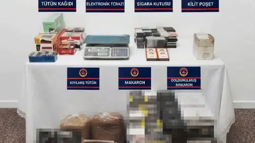 Yozgat'ta jandarmadan kaçak tütün operasyonu: 34 bin makaron ele geçirildi!