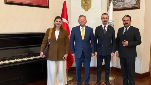 Kars'ta yargı temsilcilerinden Vali Polat'a nezaket ziyareti