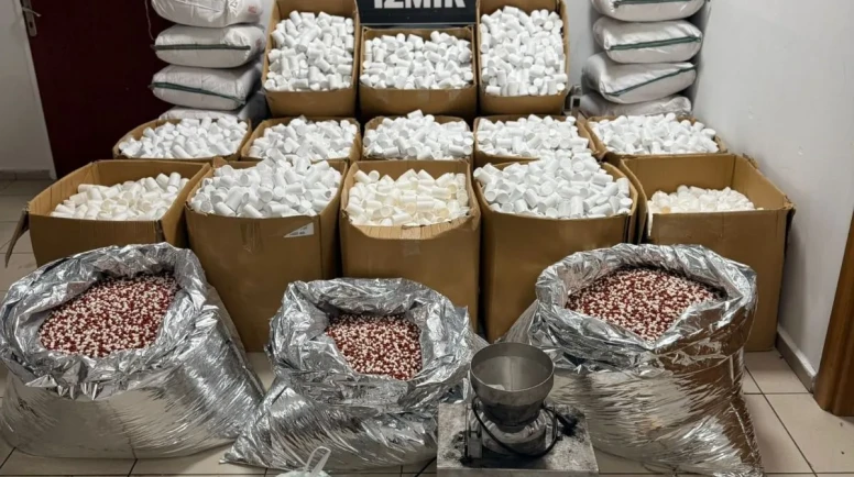 Dev uyuşturucu operasyonu: 2,3 Milyon sentetik hap ele geçirildi