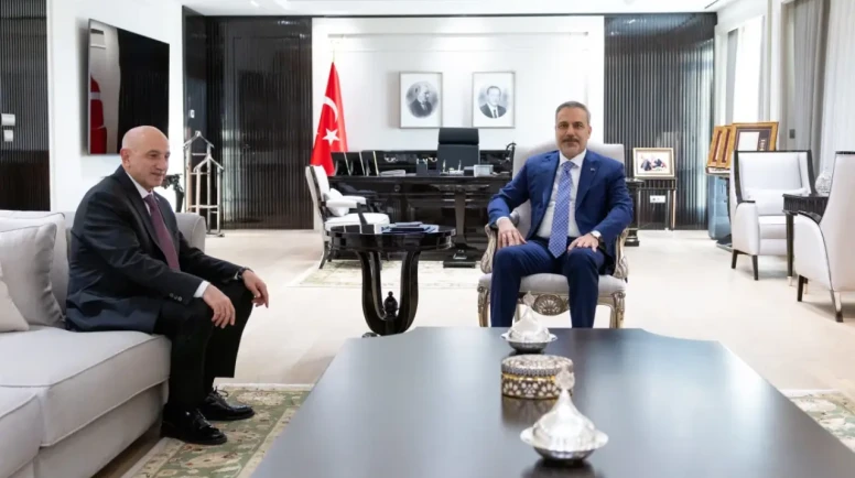 Dışişleri Bakanı Fidan, Ankara İl Emniyet Müdürü Yüksek'i kabul etti