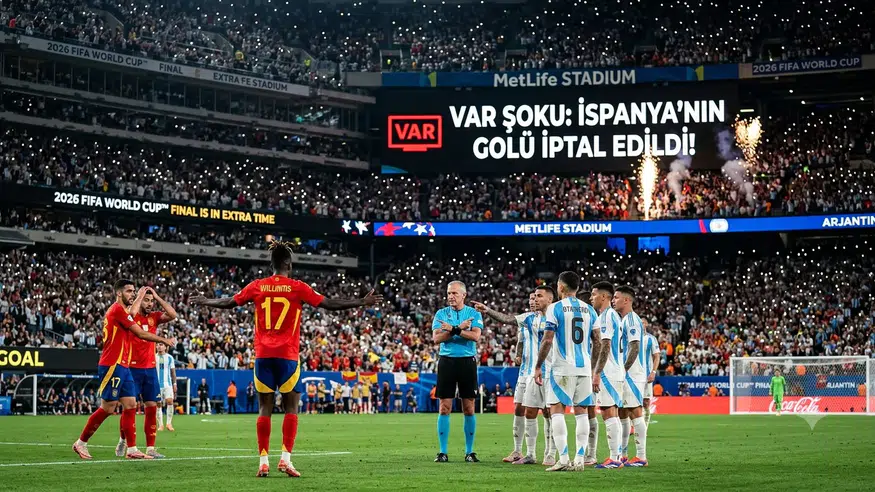 İspanya'nın golü VAR şoku ile iptal edildi, Dünya Kupası finalinde tansiyon yükseldi!