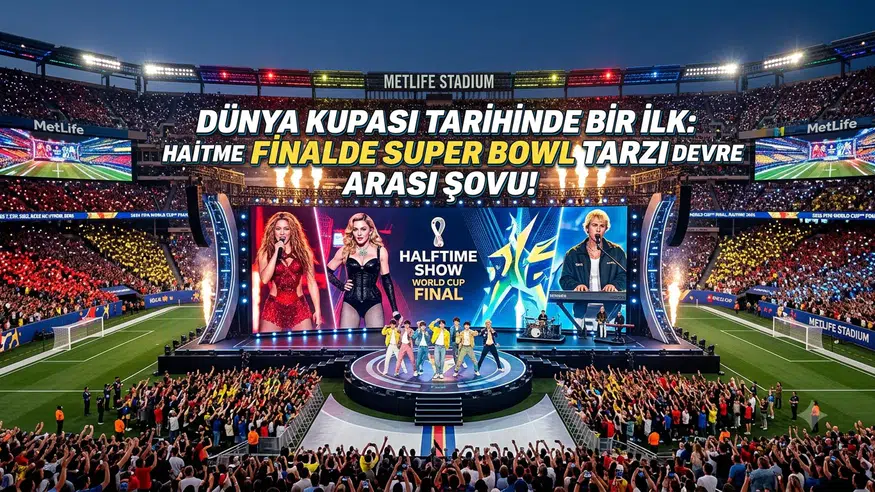 Dünya Kupası Finali’nde Devre Arası Şovu: Super Bowl Gibi Bir İlk! devre arası 25 dakika