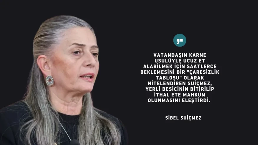 Trabzon Milletvekili Suiçmez: Uzun et kuyrukları "çaresizlik tablosu"