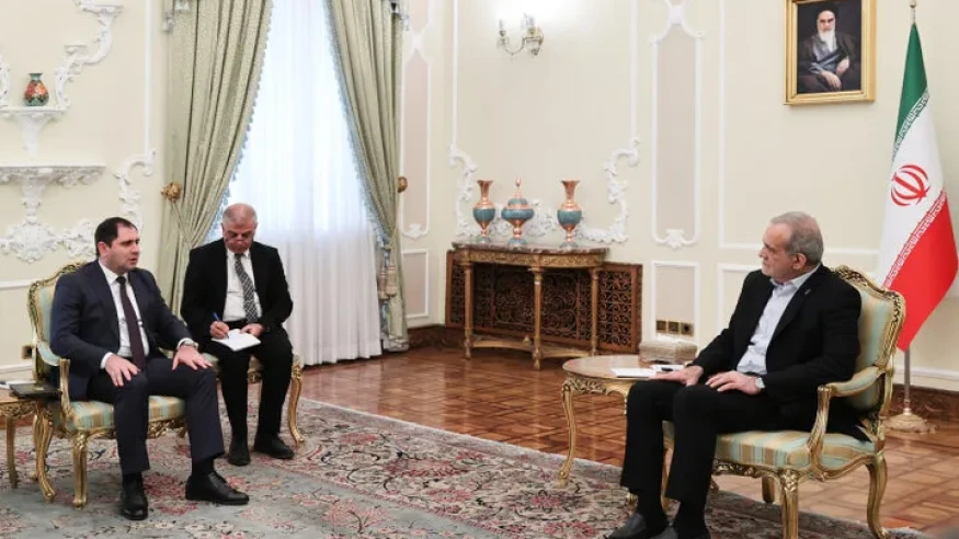 İran Cumhurbaşkanı Pezeşkiyan, Ermenistan askeri heyetini kabul etti