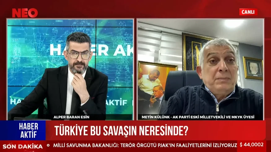 AK Parti'li Metin Külünk'ten dikkat çeken iddia: "İsrail'in hedefi doğrudan Türkiye!"