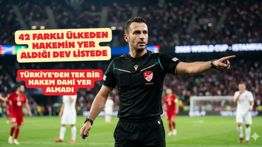 Türk hakemler 2026 Dünya Kupası'nda neden yok?