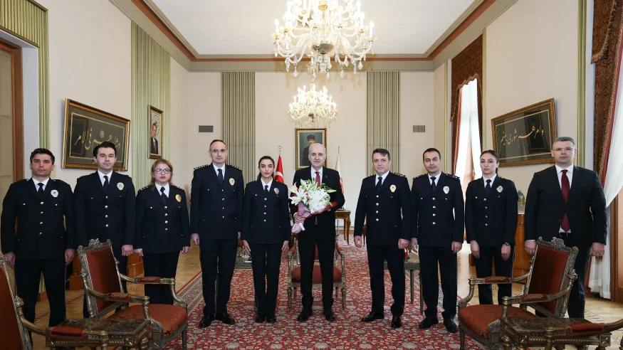 Meclis Başkanı Kurtulmuş, polis teşkilatını kabul etti: Gazi Meclis size emanet