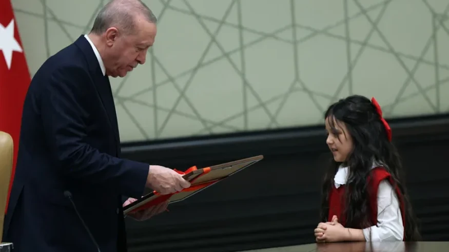 Cumhurbaşkanı Erdoğan, 23 Nisan'da çocuklarla buluştu: Umudumuz sizlersiniz