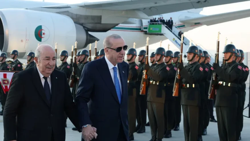 Cumhurbaşkanı Erdoğan, Cezayir Cumhurbaşkanı Tebbun’u Esenboğa Havalimanı'nda karşıladı!