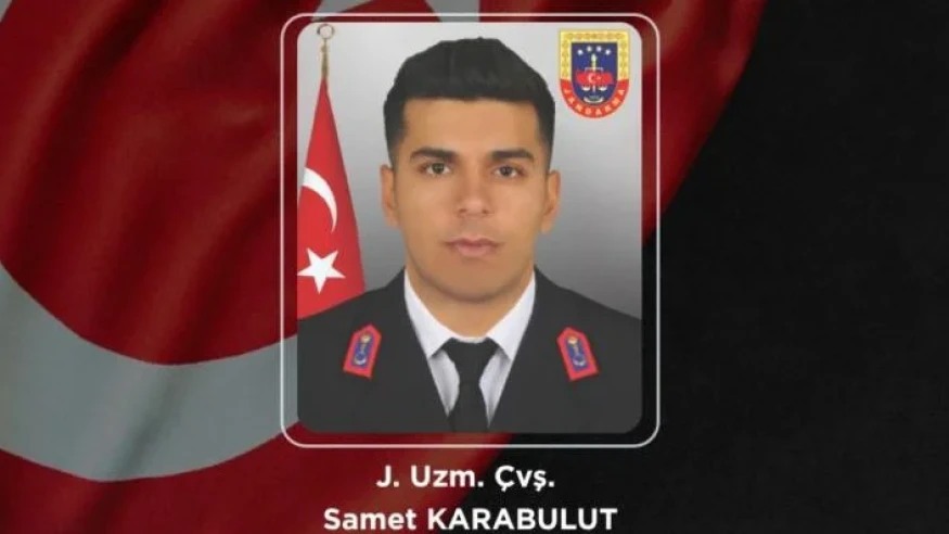Van'da jandarma uzman çavuş görev kazasında şehit oldu
