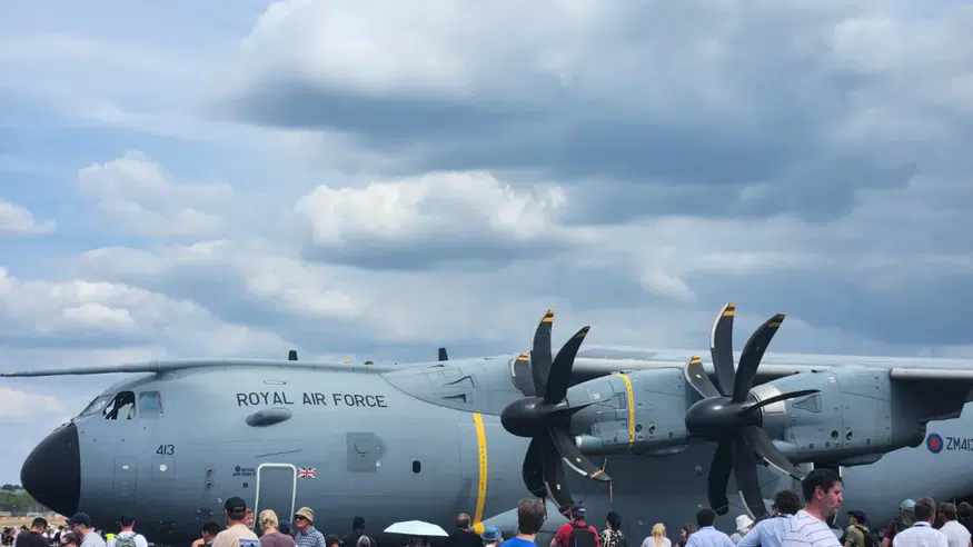 Gökyüzünde bayrak şovu: Farnborough'da devler geçidi sona erdi