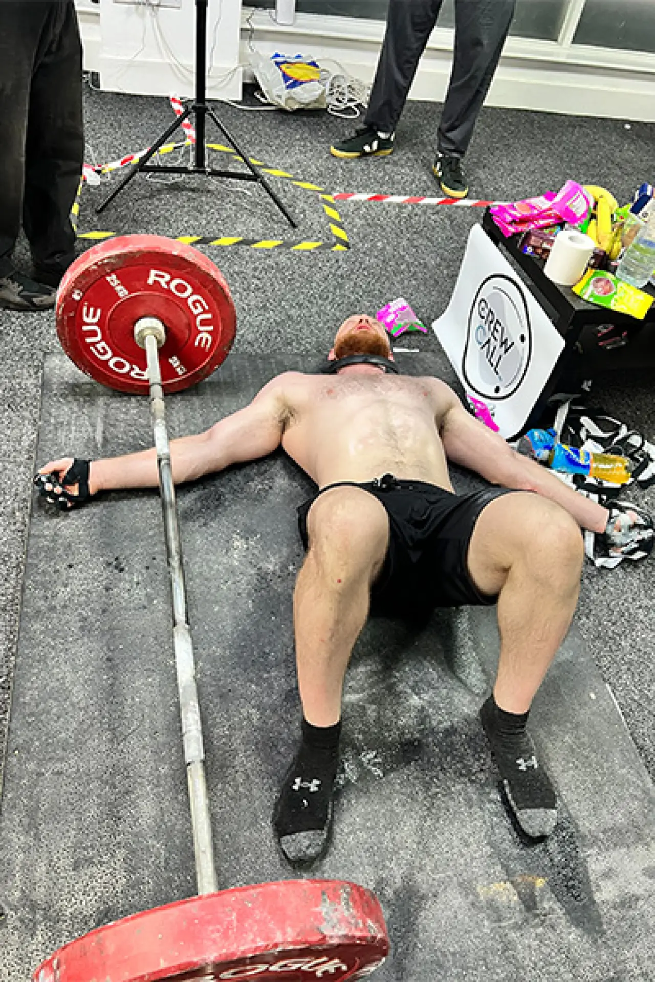 24 saat boyunca deadlift yaptı: Christ the Redeemer heykelinin ağırlığını aştı 1