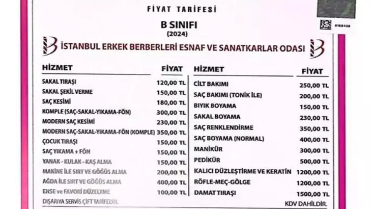 YENİ BERBER ÜCRETLERİ: İstanbul'da saç - sakal kesim fiyatları ne ...